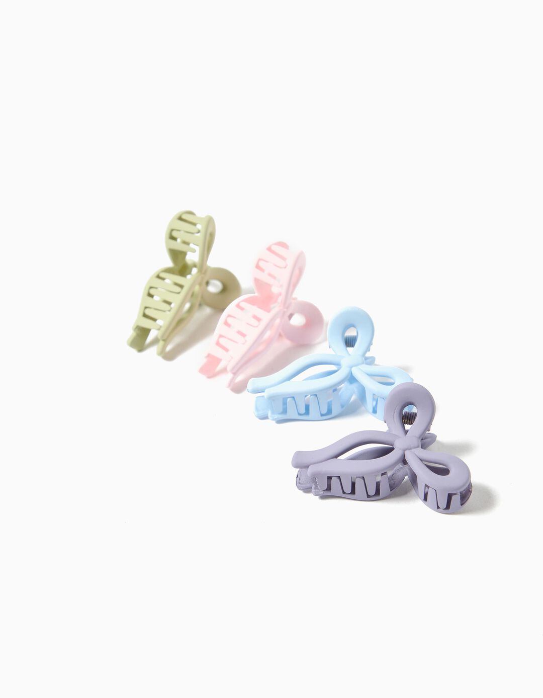 Pack 4 Molas de Cabelo com Laço, Menina, Multicor