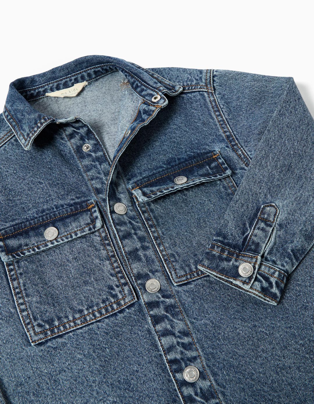 Sobrecamisa de Ganga, Menino, Azul 