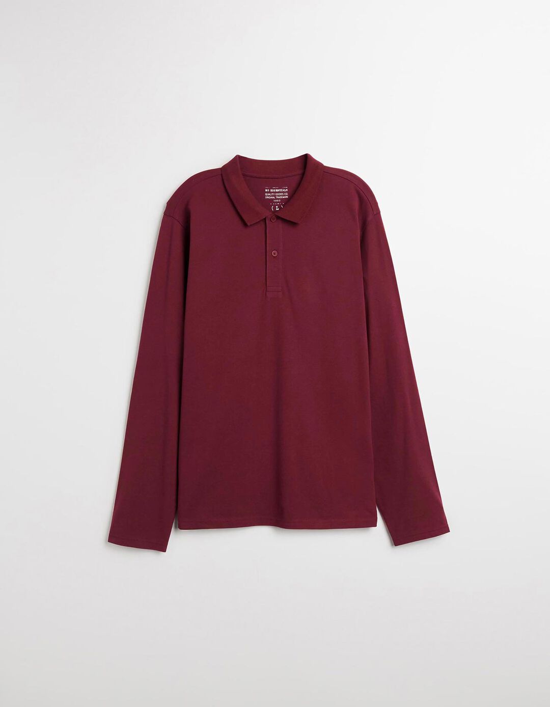 Polo, Homem, Vermelho Escuro