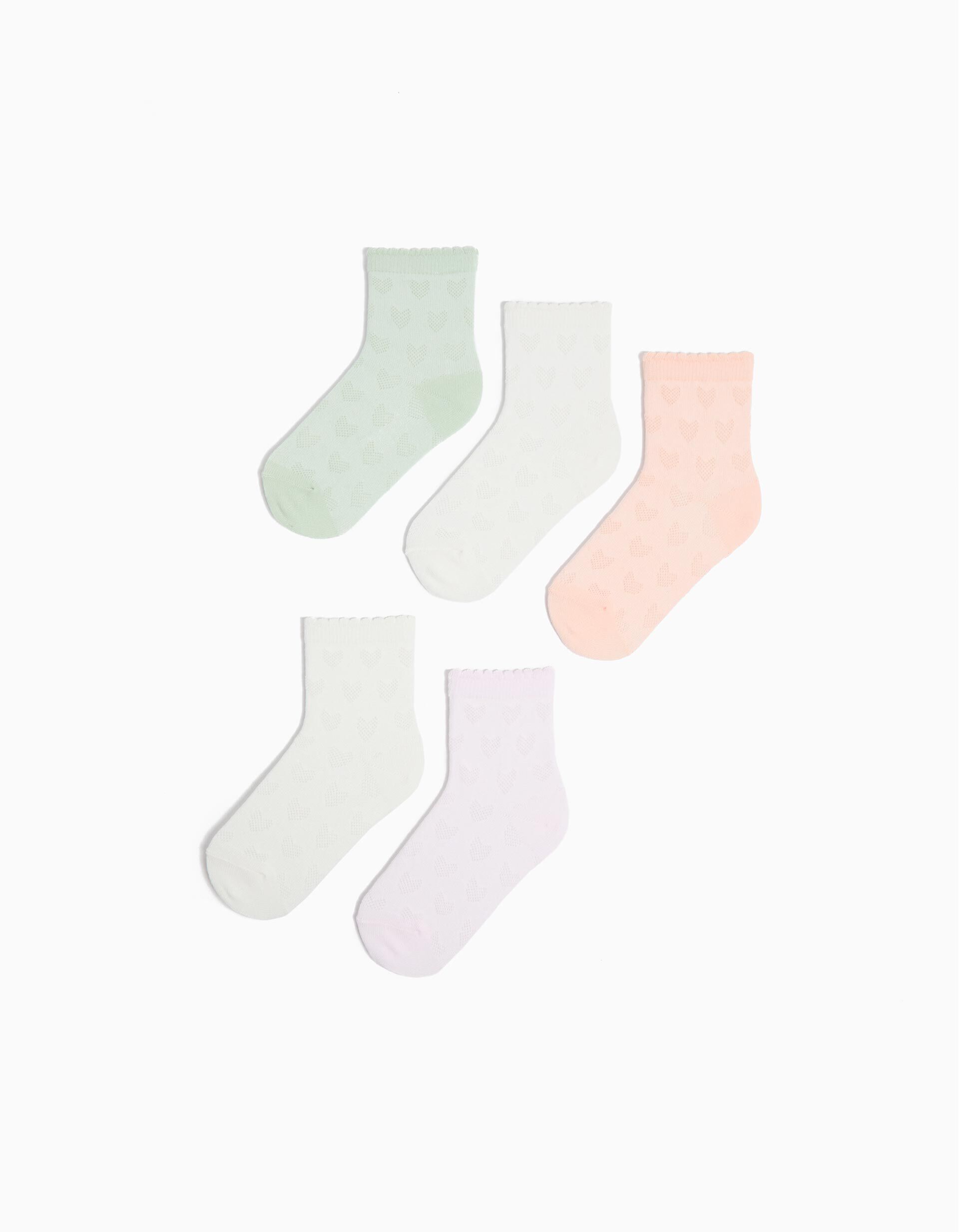 Comprar Online Pack 5 Pares de Meias, Menina, Multicor