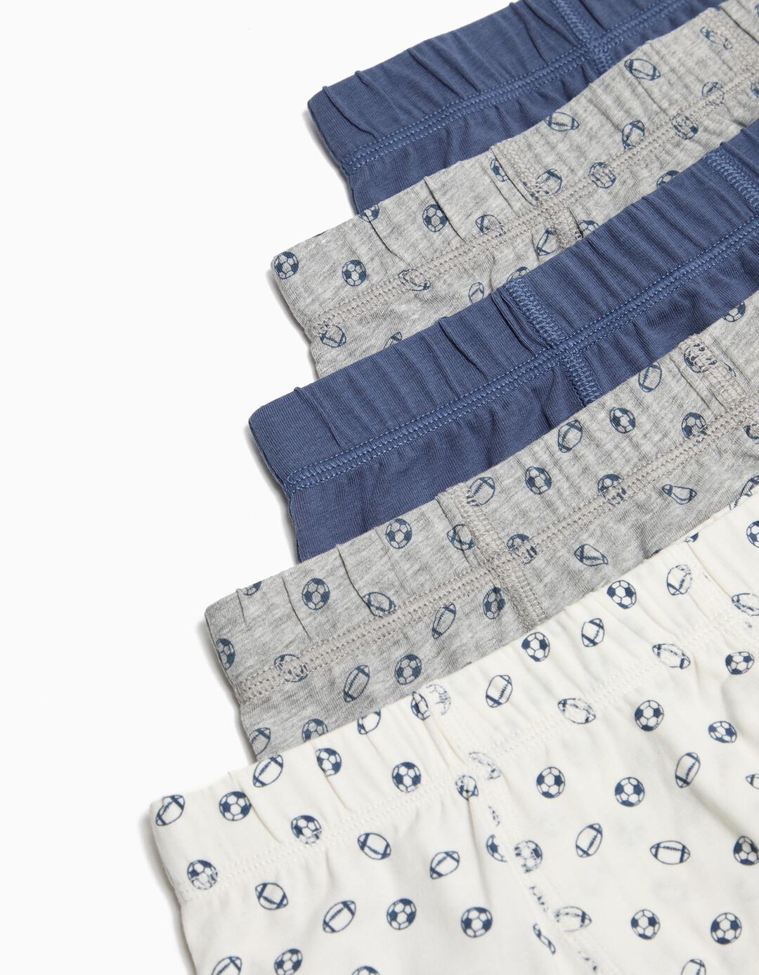 Pack 5 Boxers, Menino, Azul
