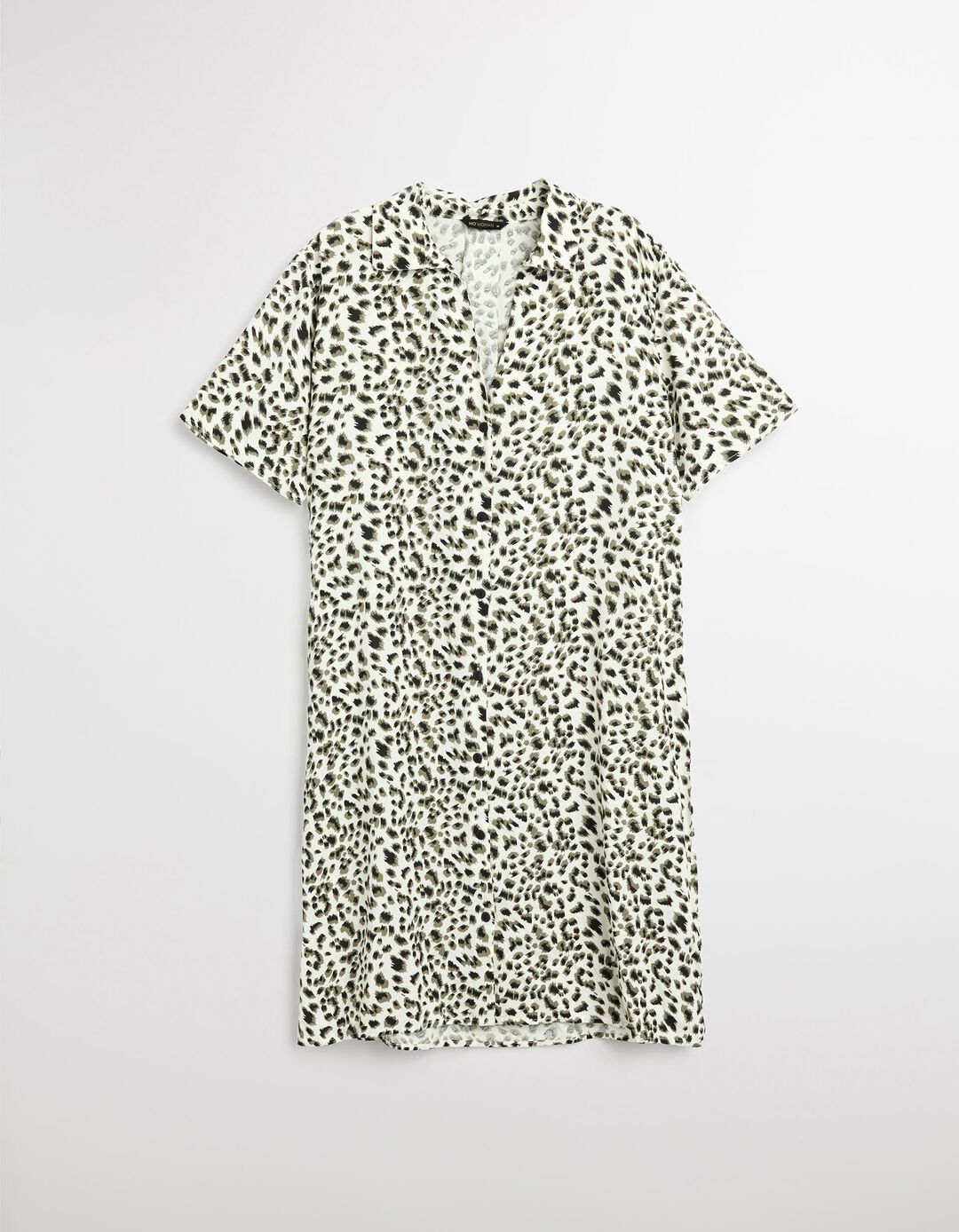 Vestido Leopardo, Mulher, Verde Escuro
