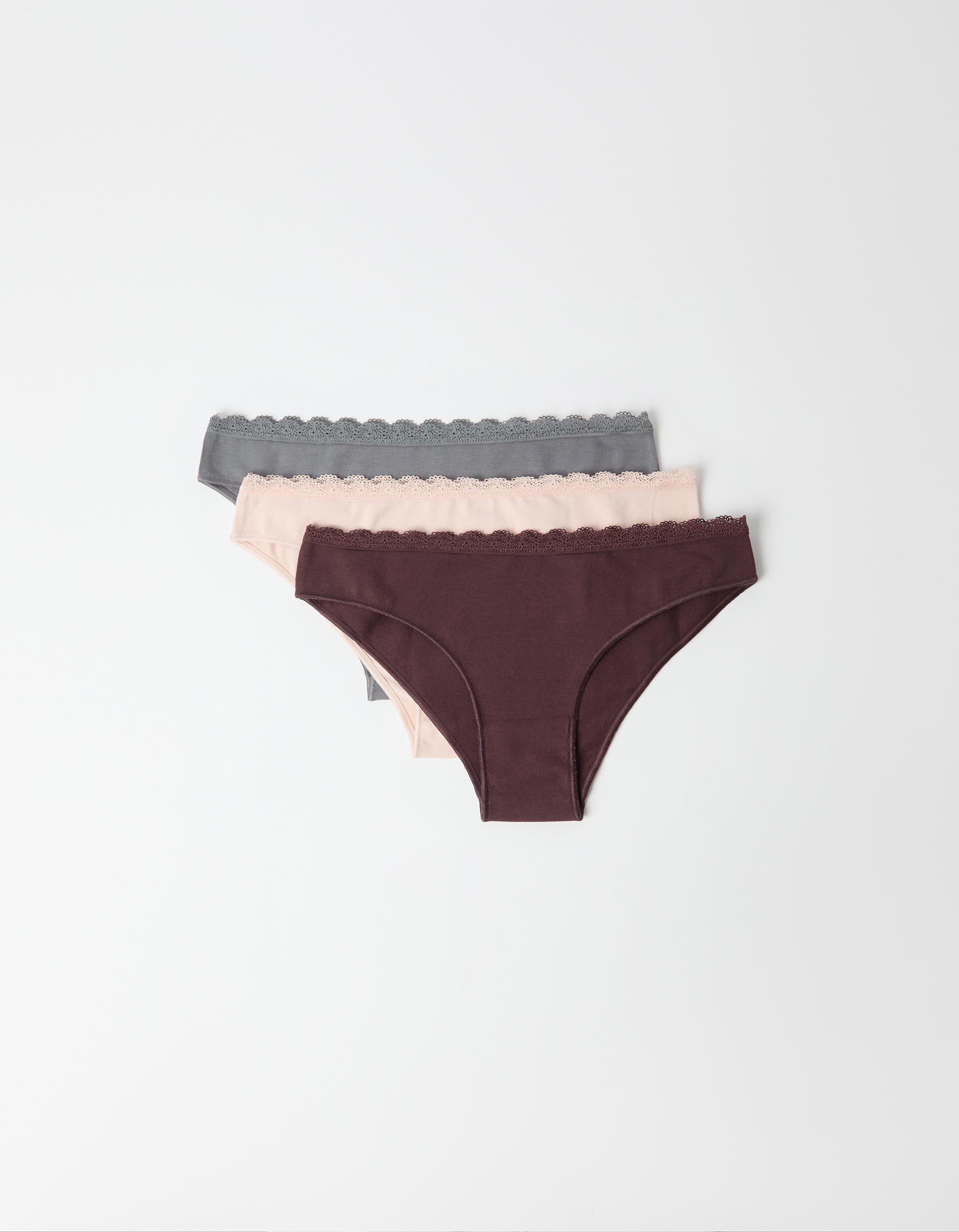 Comprar Online Pack 3 Cuecas 'Brief', Mulher, Multicolor
