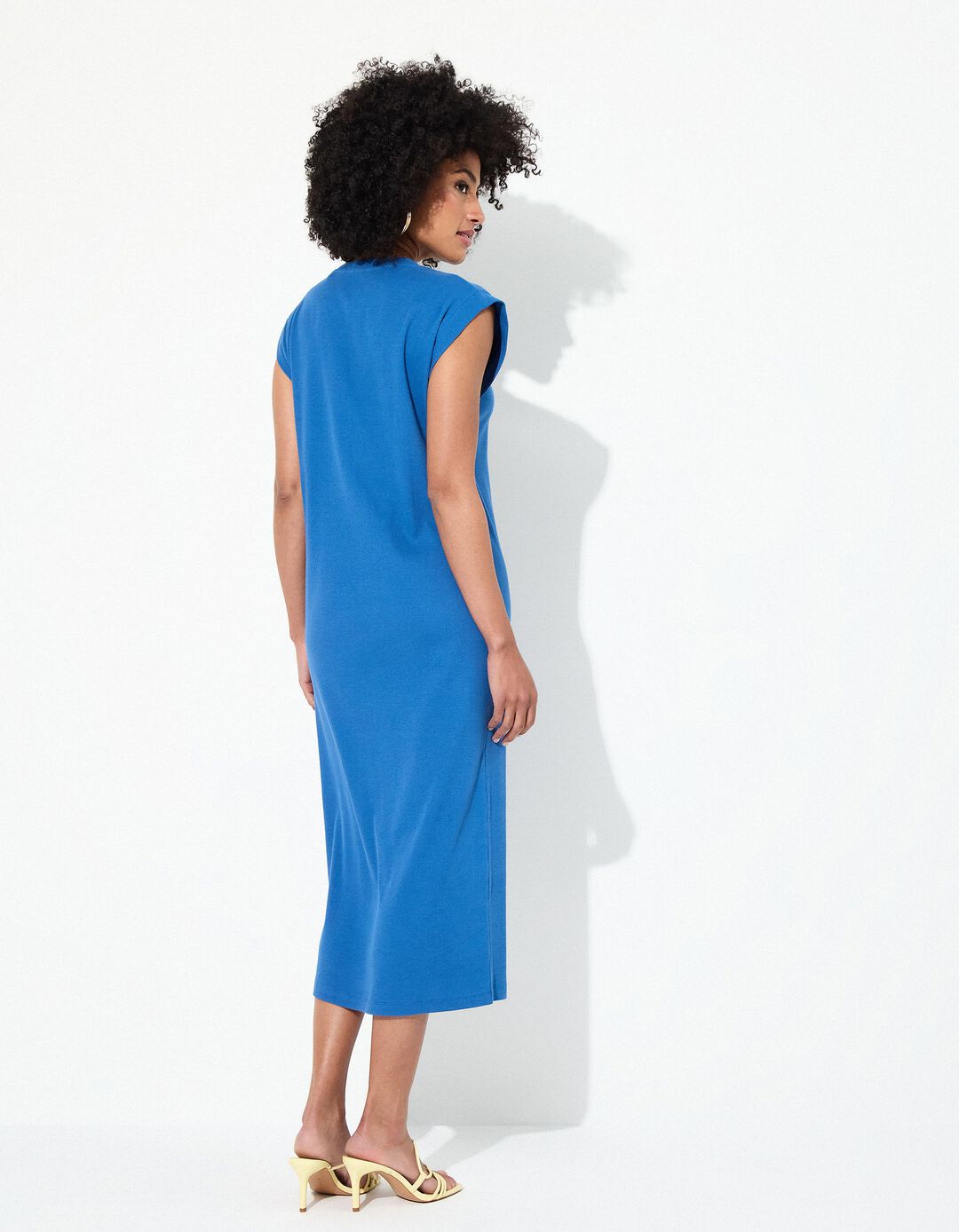 Vestido Comprido, Mulher, Azul