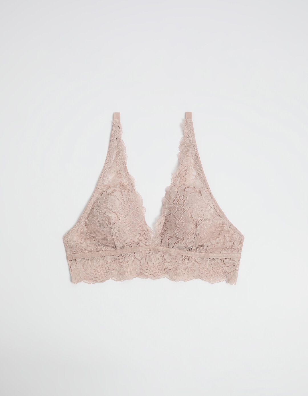 Soutien Bralette Renda, Mulher, Rosa Escuro