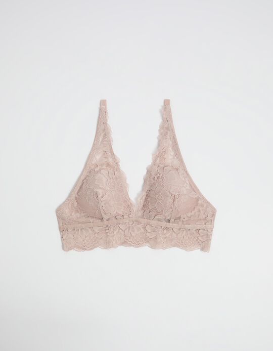 Comprar Online Soutien Bralette Renda, Mulher, Rosa Escuro