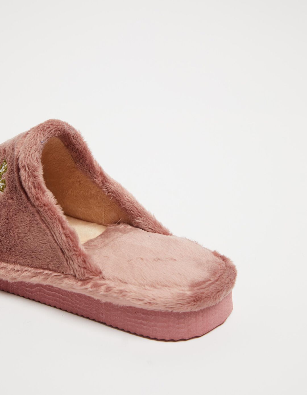 Chinelos Bordado, Mulher, Rosa