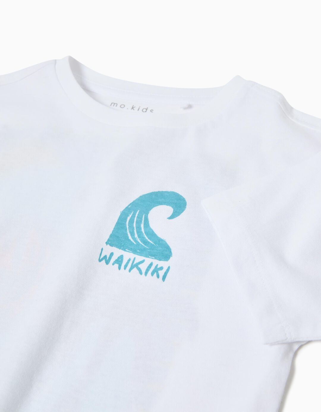 T-shirt Print, Menino, Branco 