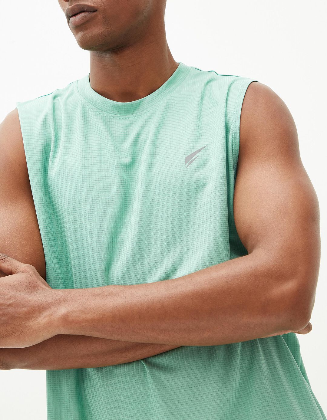 Tank Top Técnico, Homem, Verde