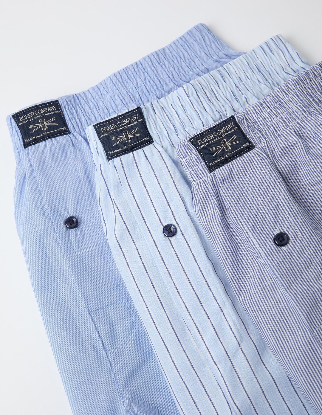 Pack 3 Boxers, Homem, Azul