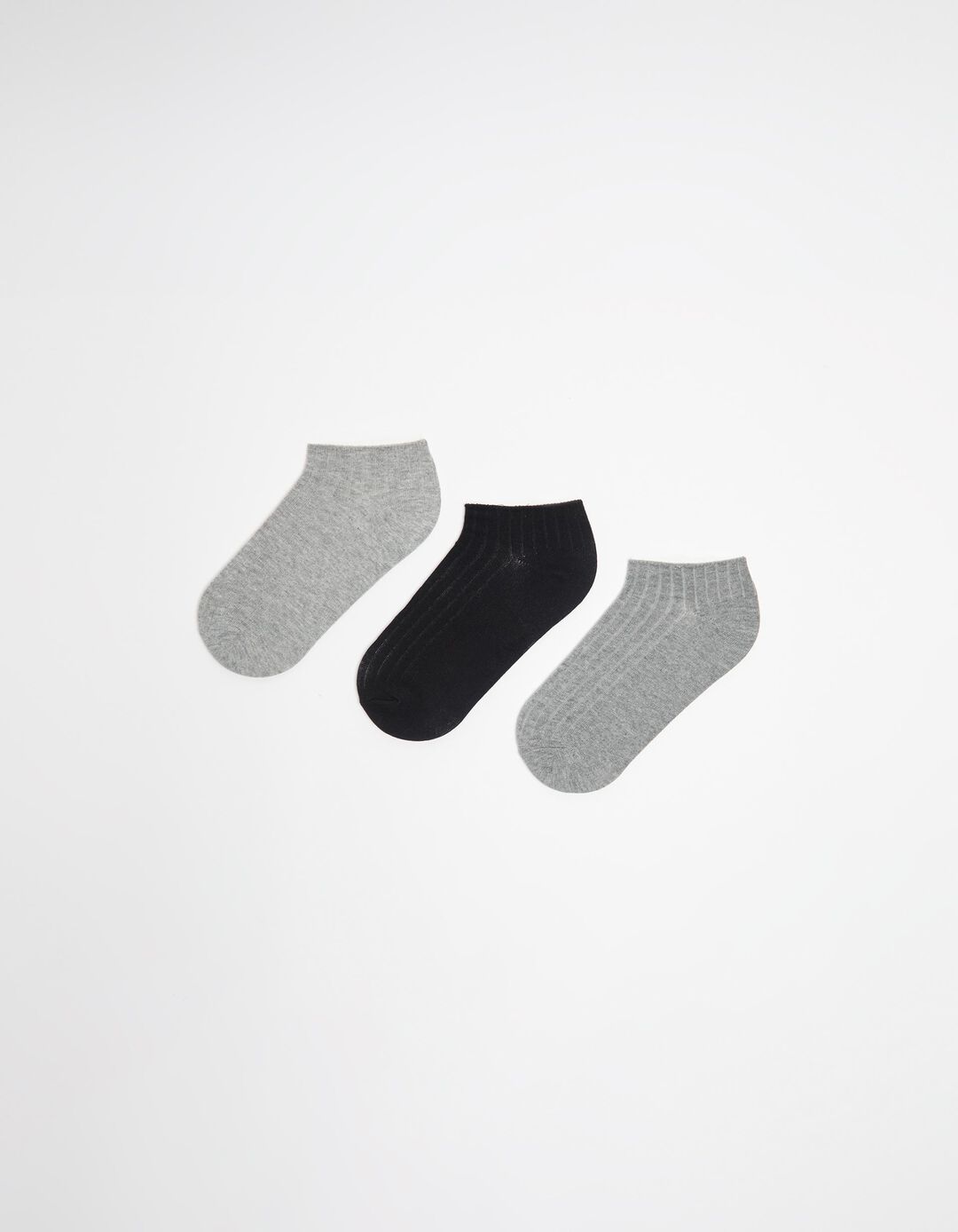Pack 3 Pares de Meias, Mulher, Cinzento