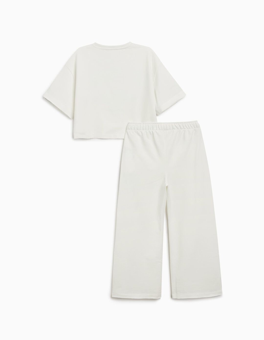 Conjunto de Jogging, Menina, Branco