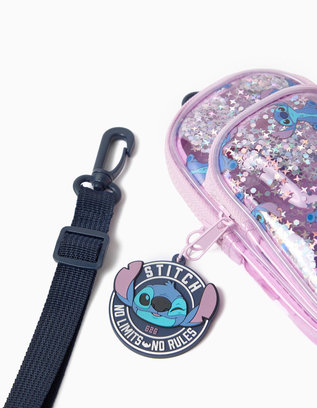 Bolsa De Telem&oacute;vel 'Stitch' &copy;Disney, Menina, Rosa