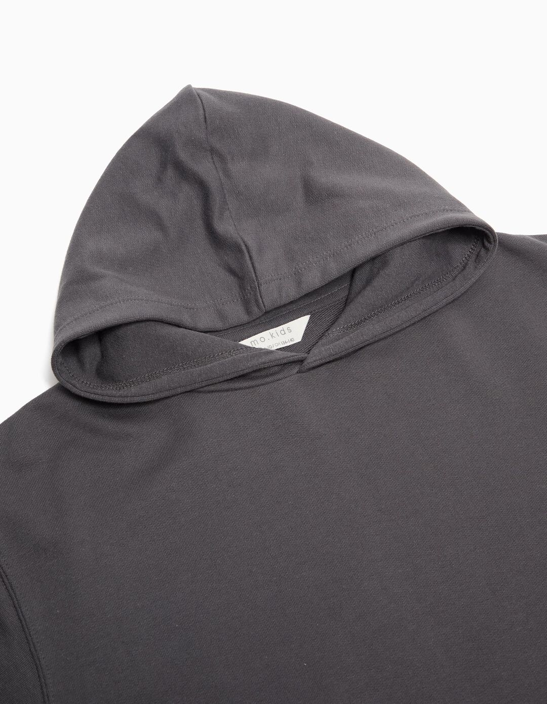 Sweatshirt de Felpa Capuz, Menino, Cinzento Escuro