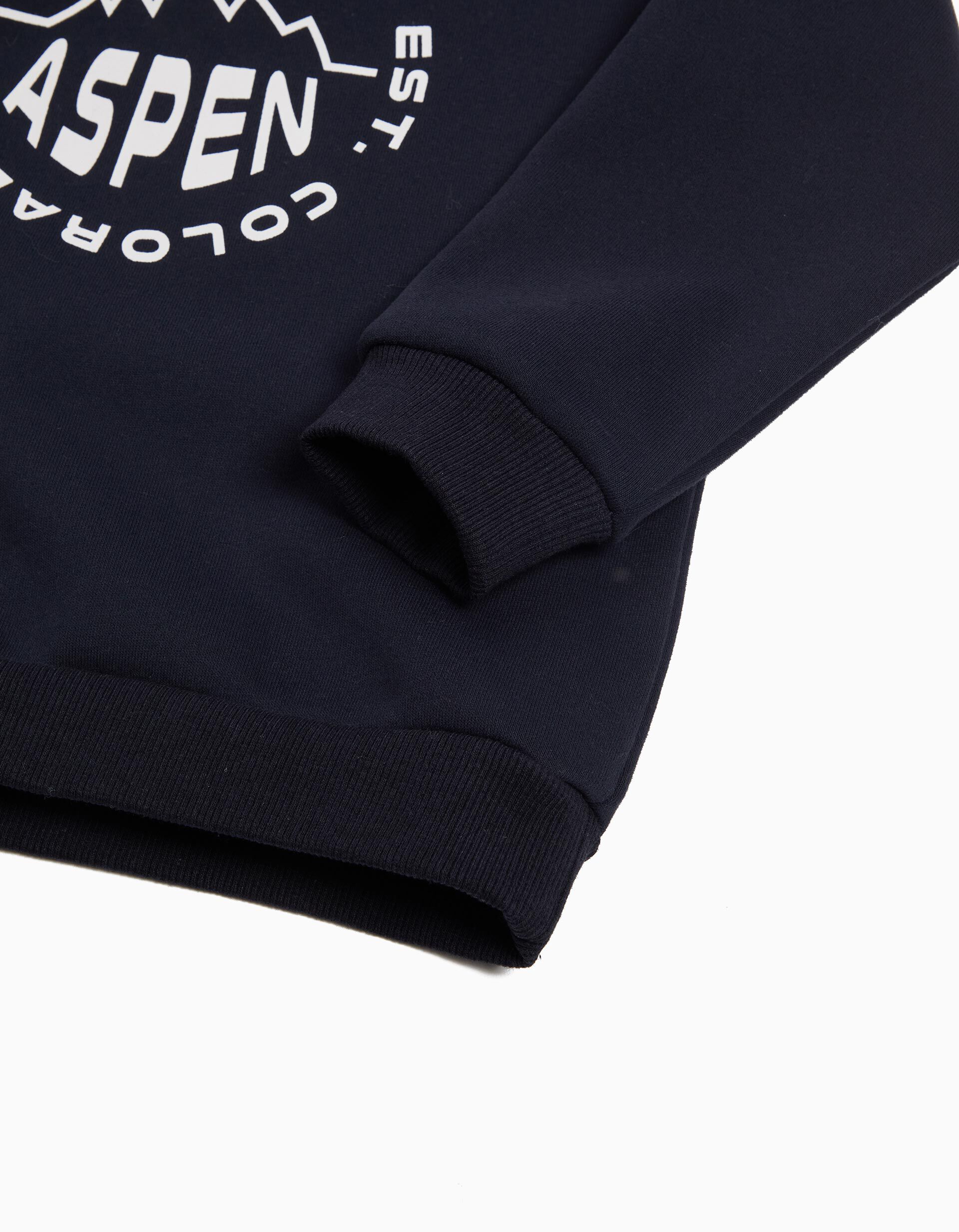 Comprar Online Sweatshirt de Felpa Capuz, Menino, Azul Escuro
