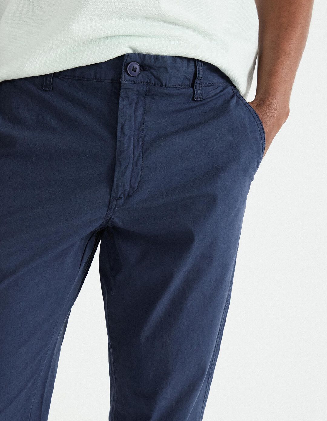 Calças Chino, Homem, Azul Escuro