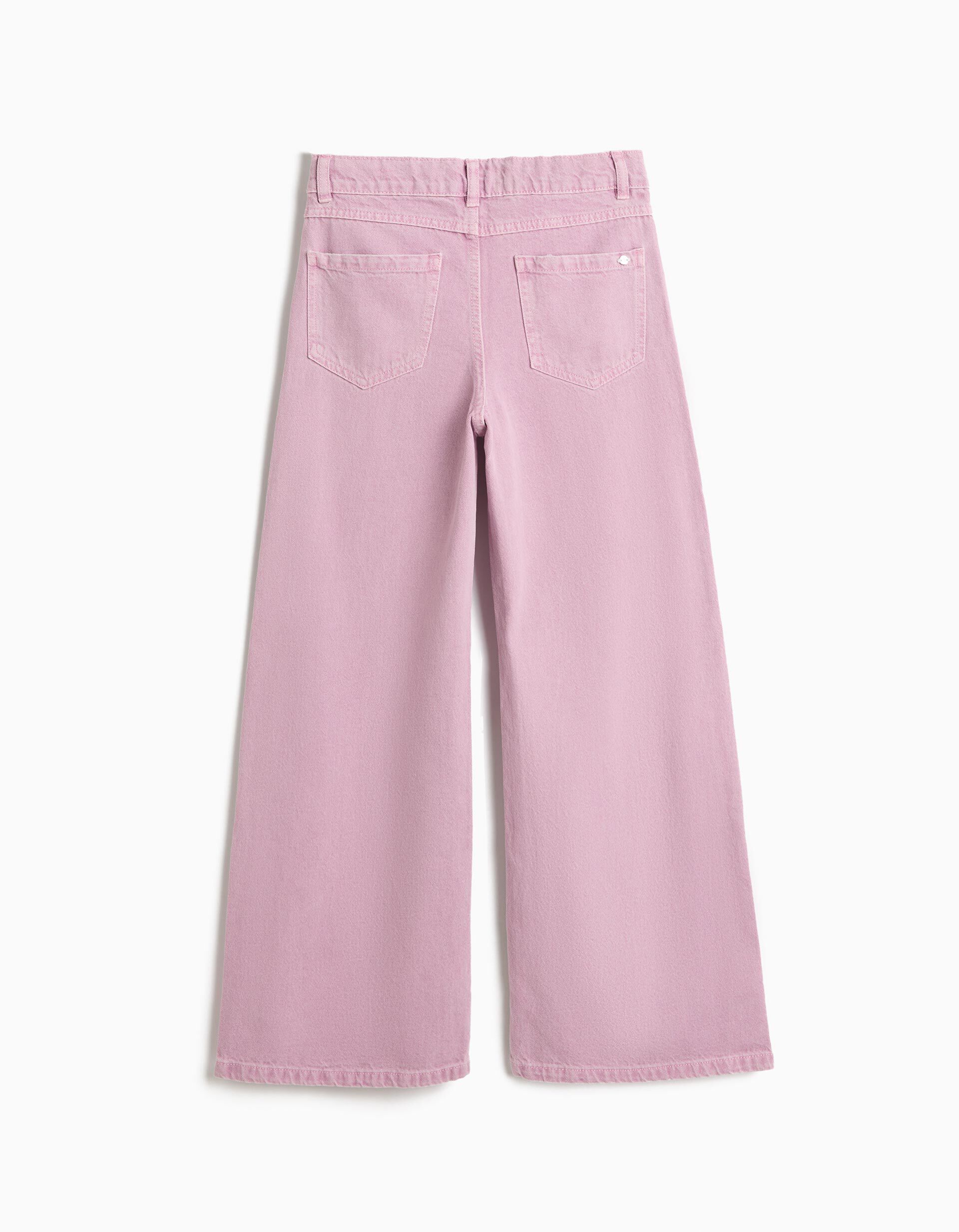 Comprar Online Cal&ccedil;as Wide Leg, Menina, Rosa
