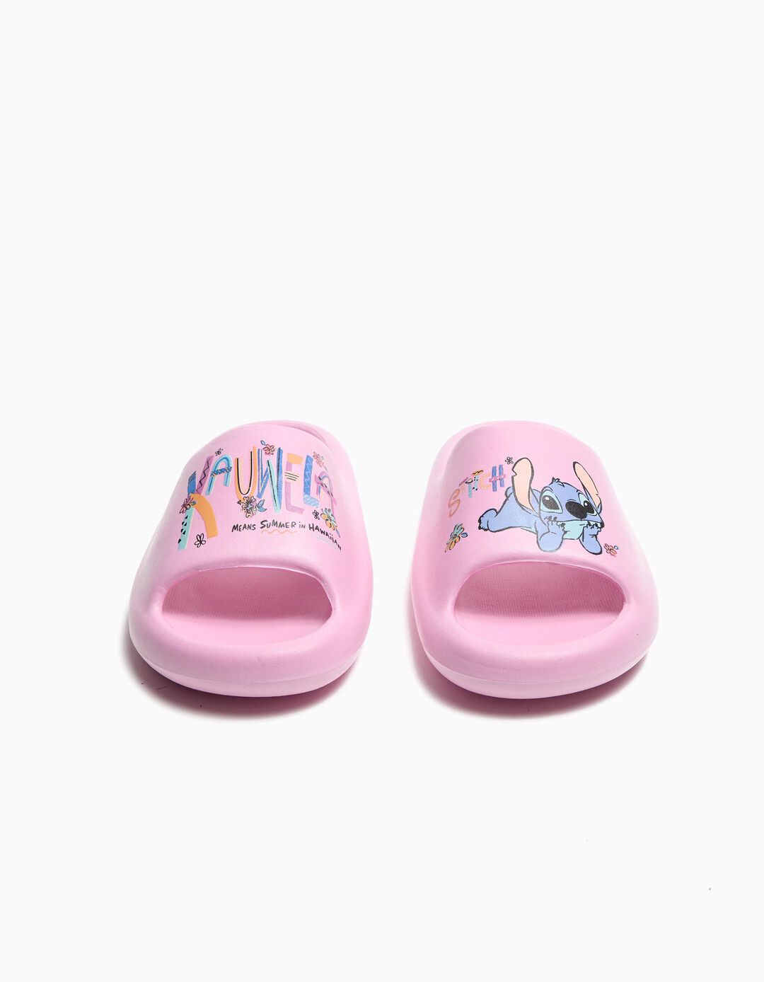 Chinelos de Borracha Plataforma 'Lilo e Stitch', Menina, Roxo Claro 