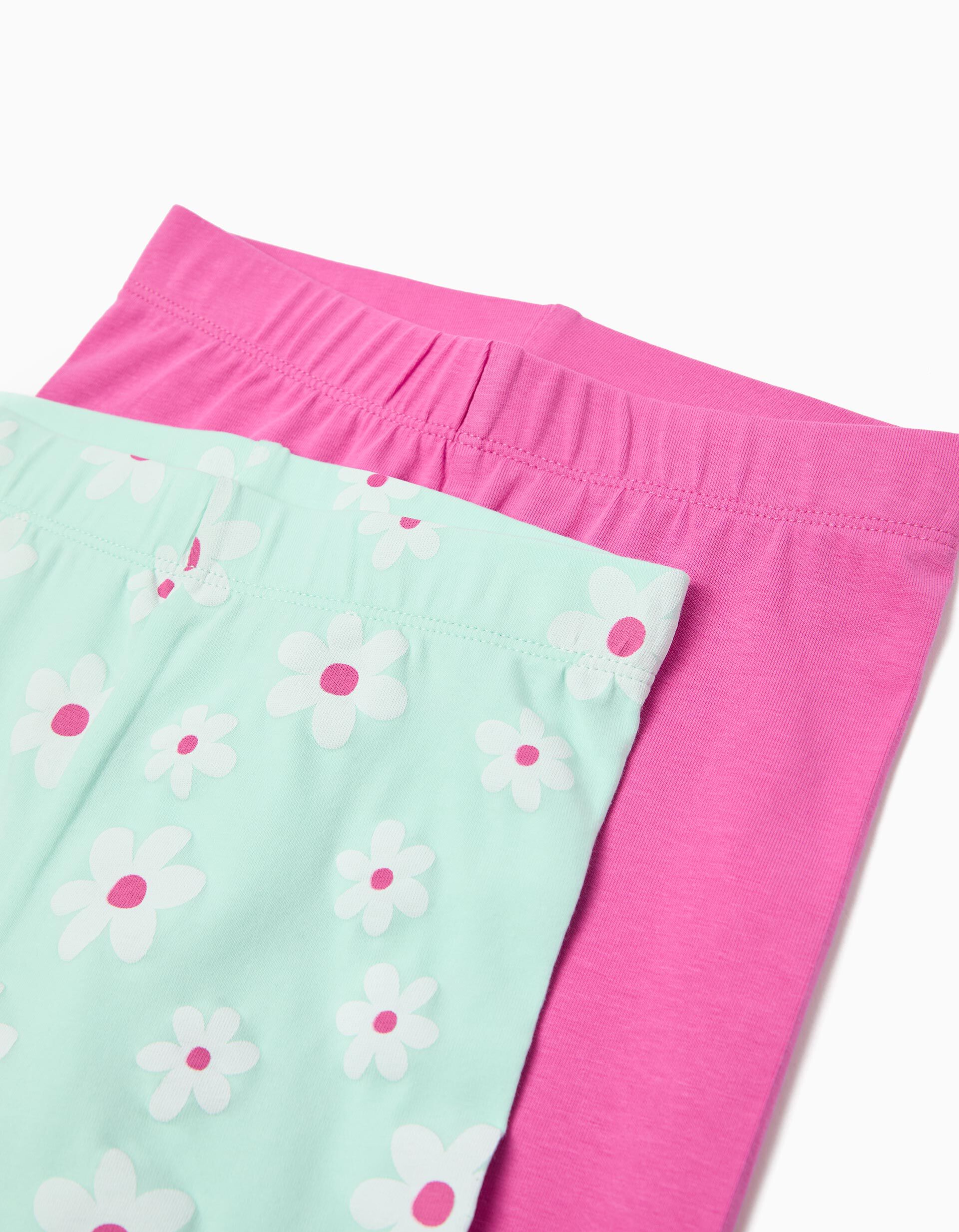 Comprar Online Pack 2 Leggings, Menina, Rosa