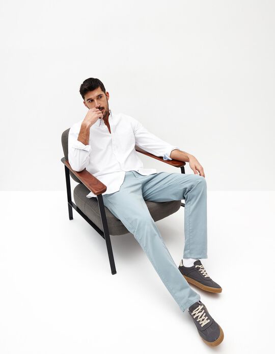 Comprar Online Calças 'Slim fit', Homem, Cinzento