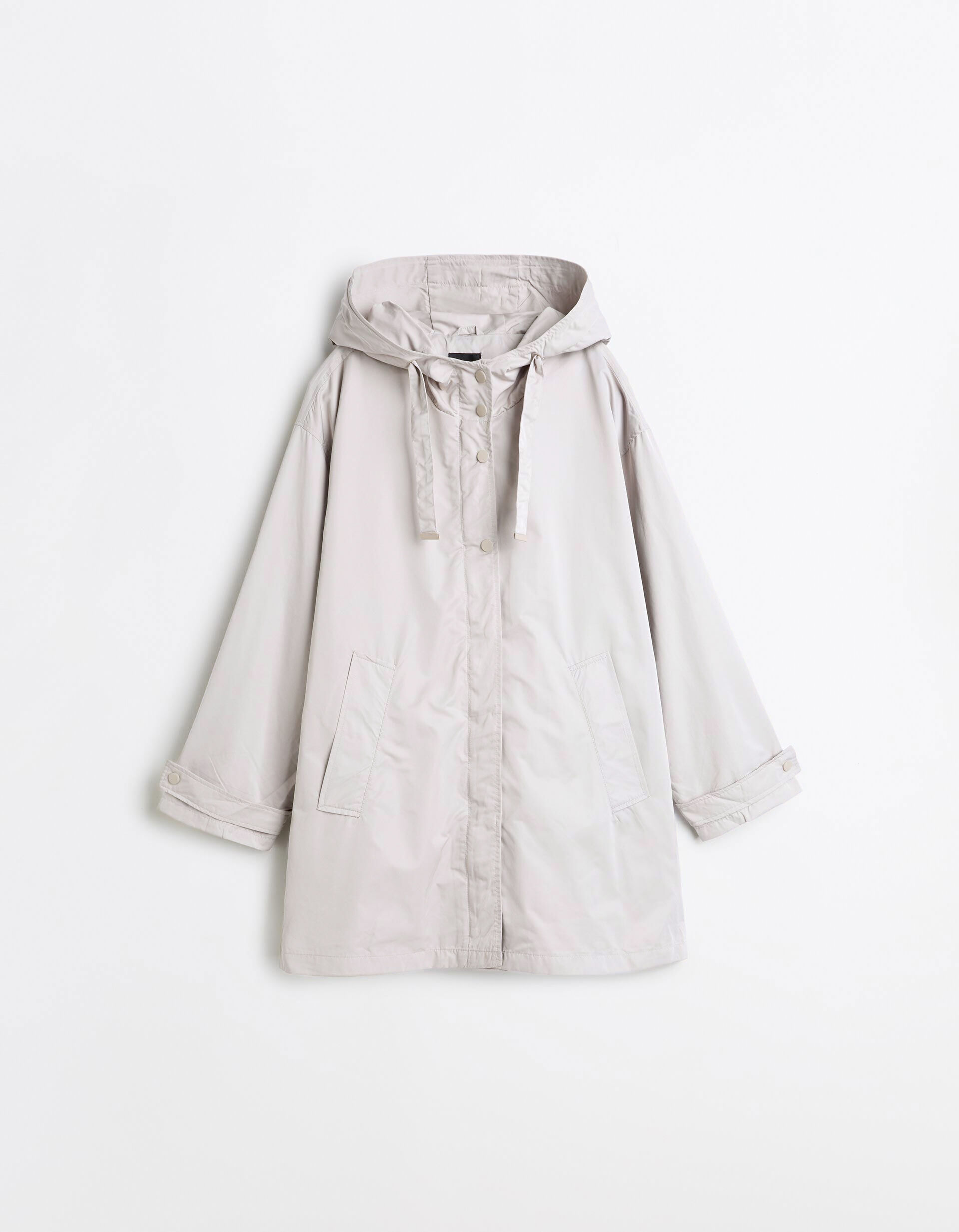 Comprar Online Parka Comprida, Mulher, Bege Claro