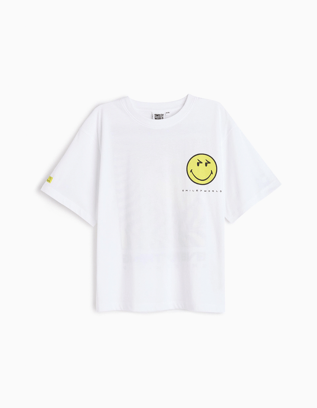 T-shirt 'Smiley World', Menino, Branco