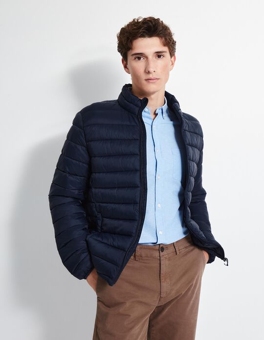 Comprar Online Casaco Acolchoado, Homem, Azul Escuro