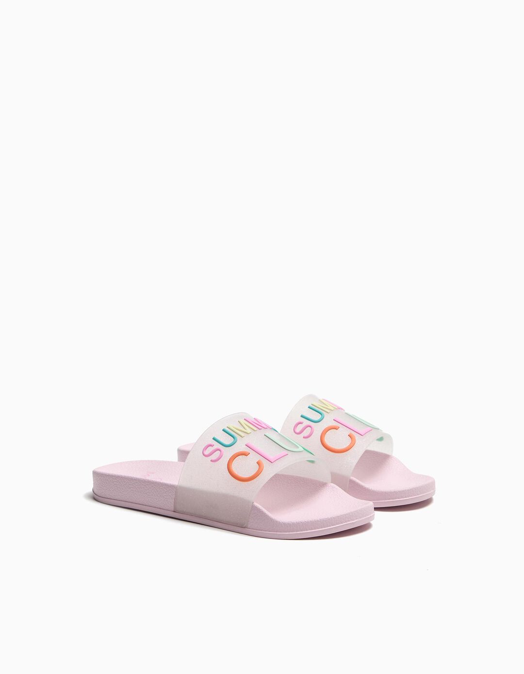 Chinelo de Borracha, Menina, Rosa