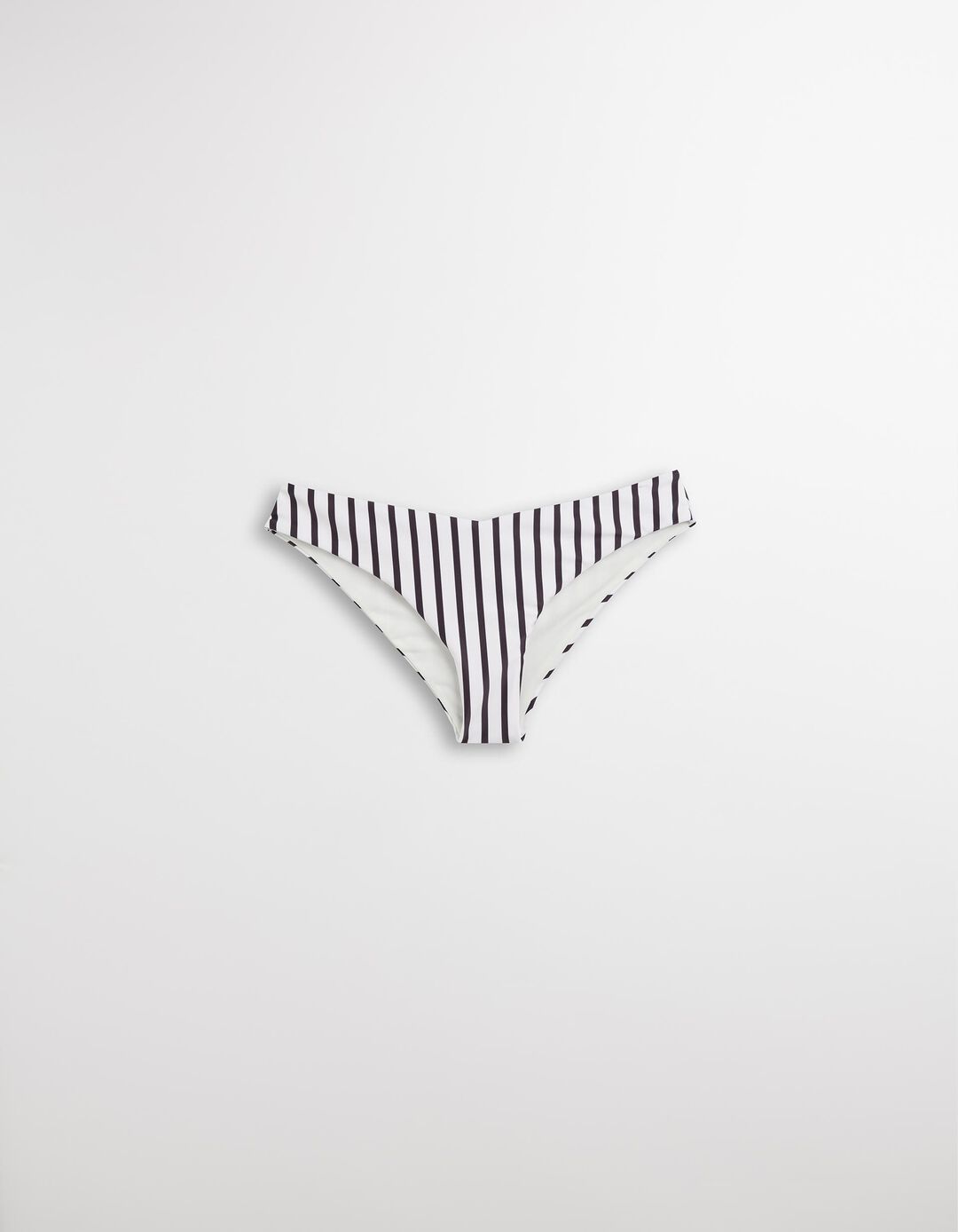 Cuecas de Biquíni com Riscas, Mulher, Branco