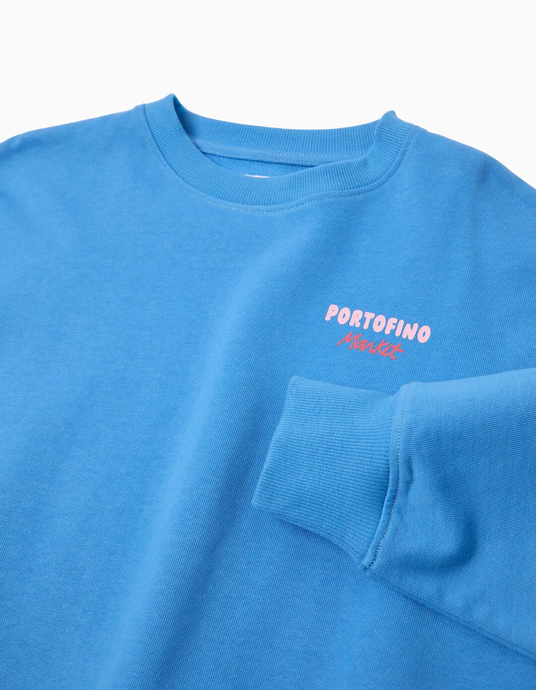 Sweatshirt de Felpa, Menina, Azul