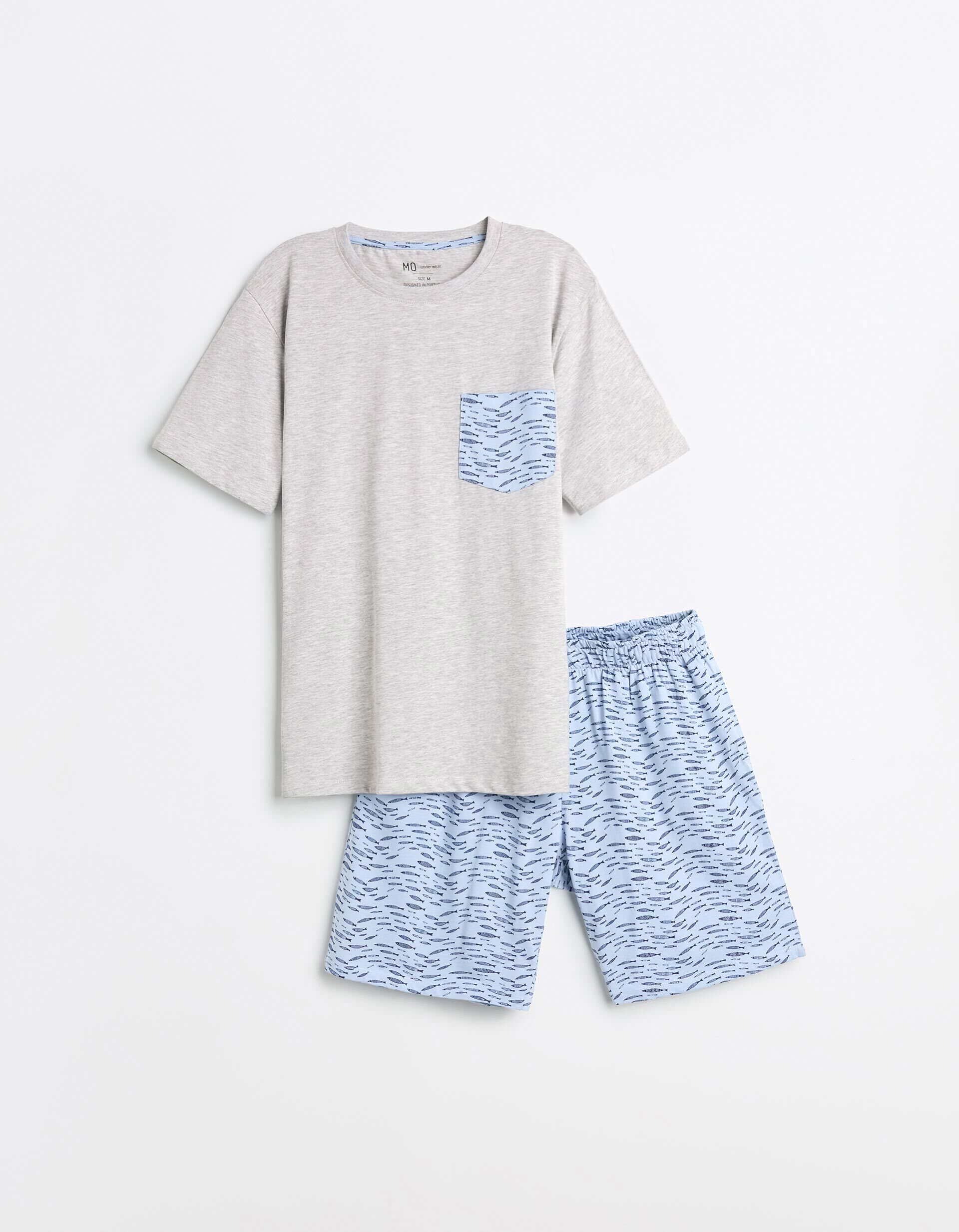 Comprar Online Pijama, Homem, Cinzento Claro