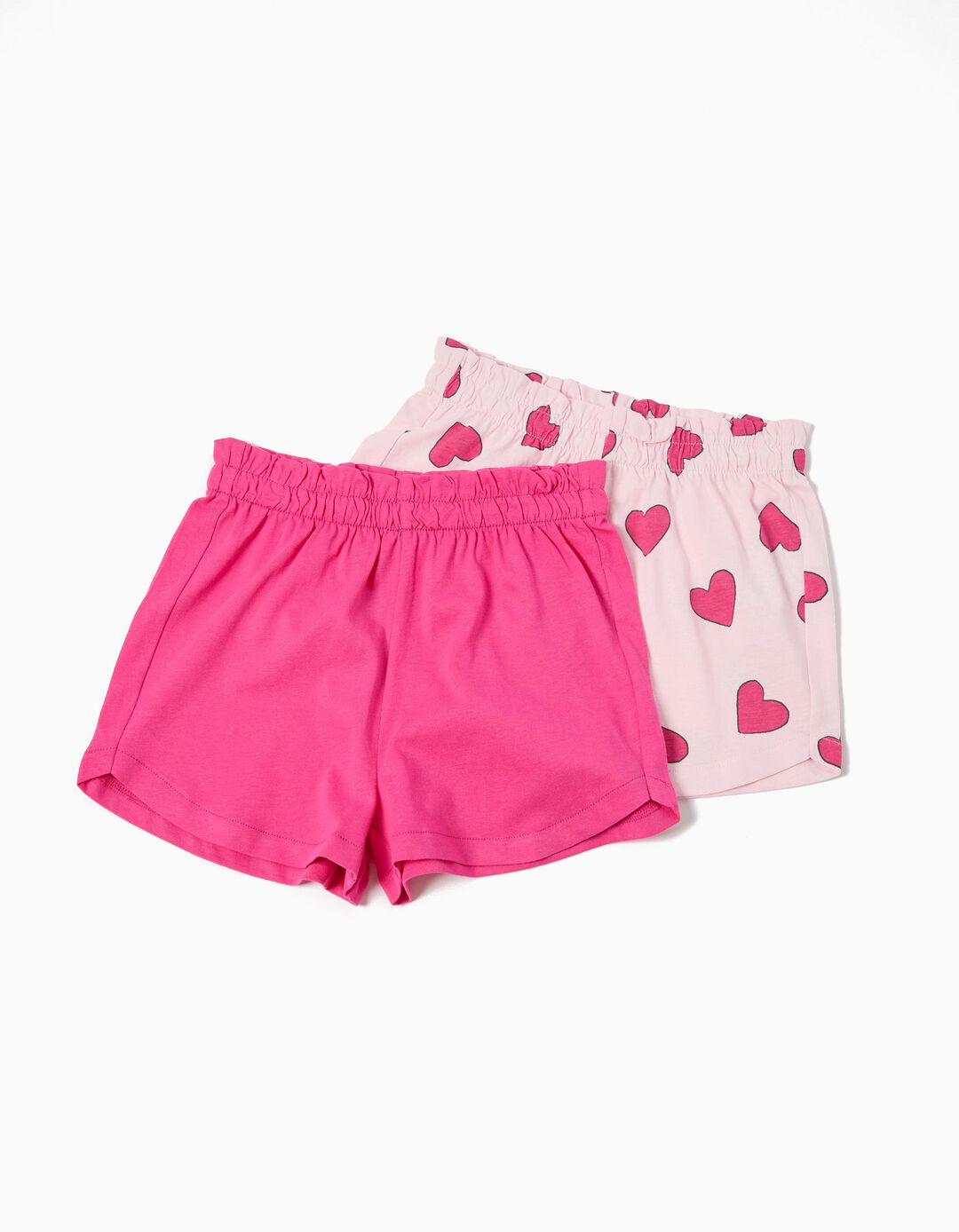 Pack 2 Calções, Menina, Rosa Escuro 