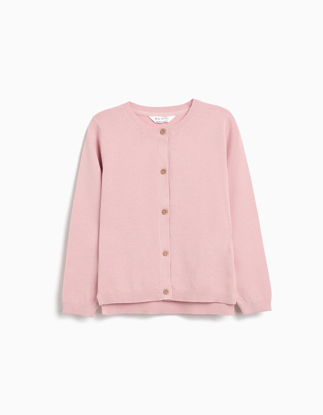 Casaco de Tricot, Menina, Rosa Claro