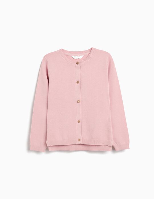 Comprar Online Casaco de Tricot, Menina, Rosa Claro