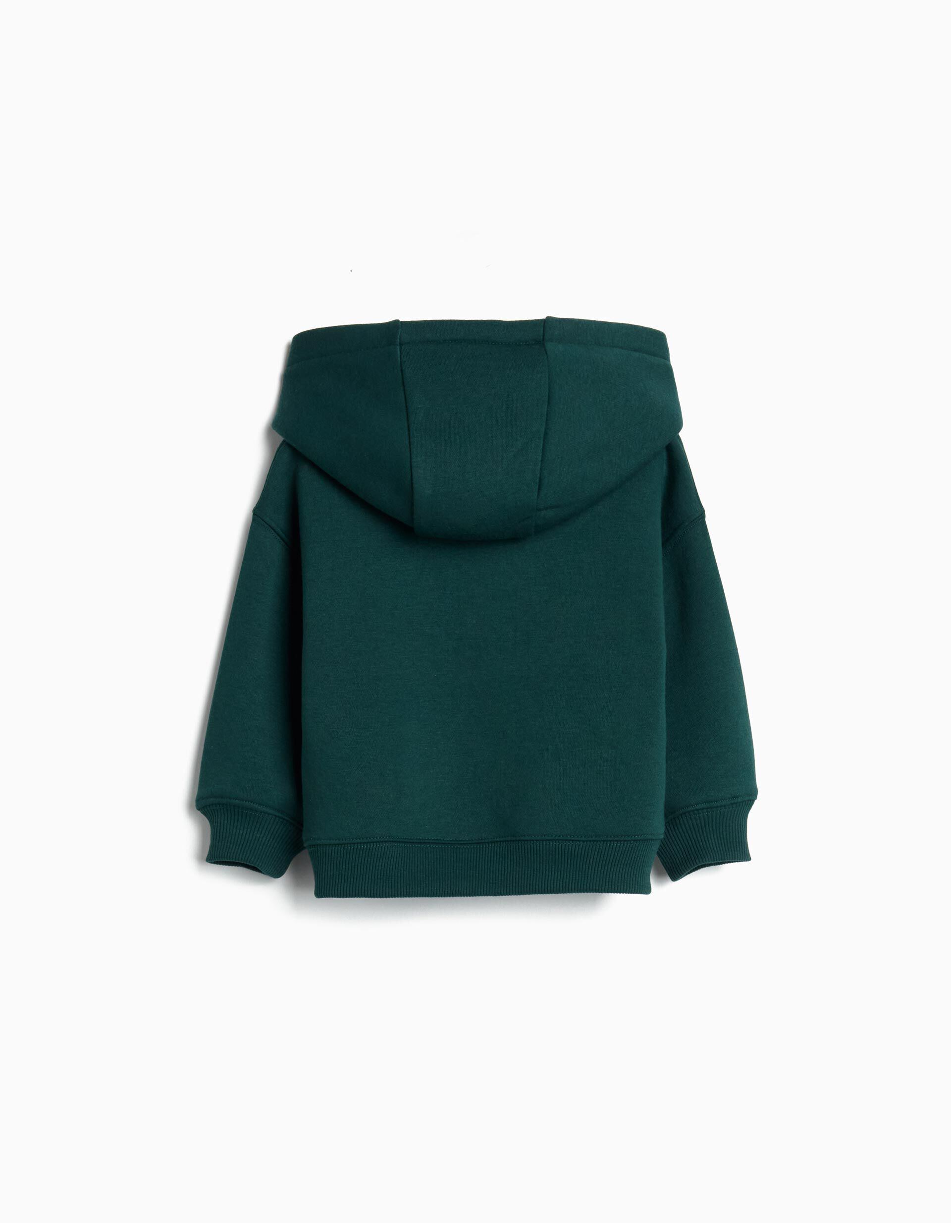 Comprar Online Sweatshirt com Capuz, Menino, Verde Escuro