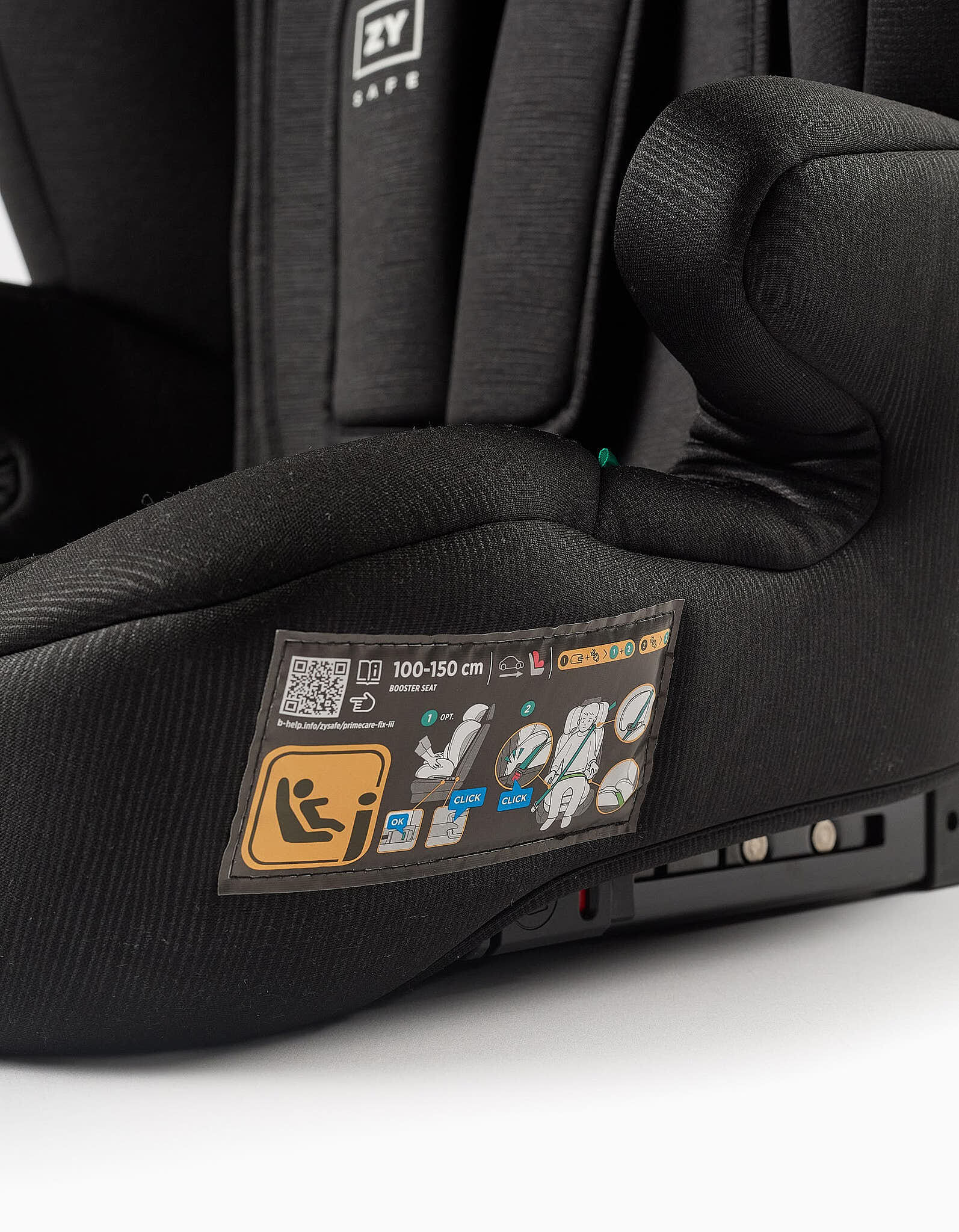 Comprar Online Cadeira Auto I-Size ZY Primecare Fix III (76-150cm), Preto