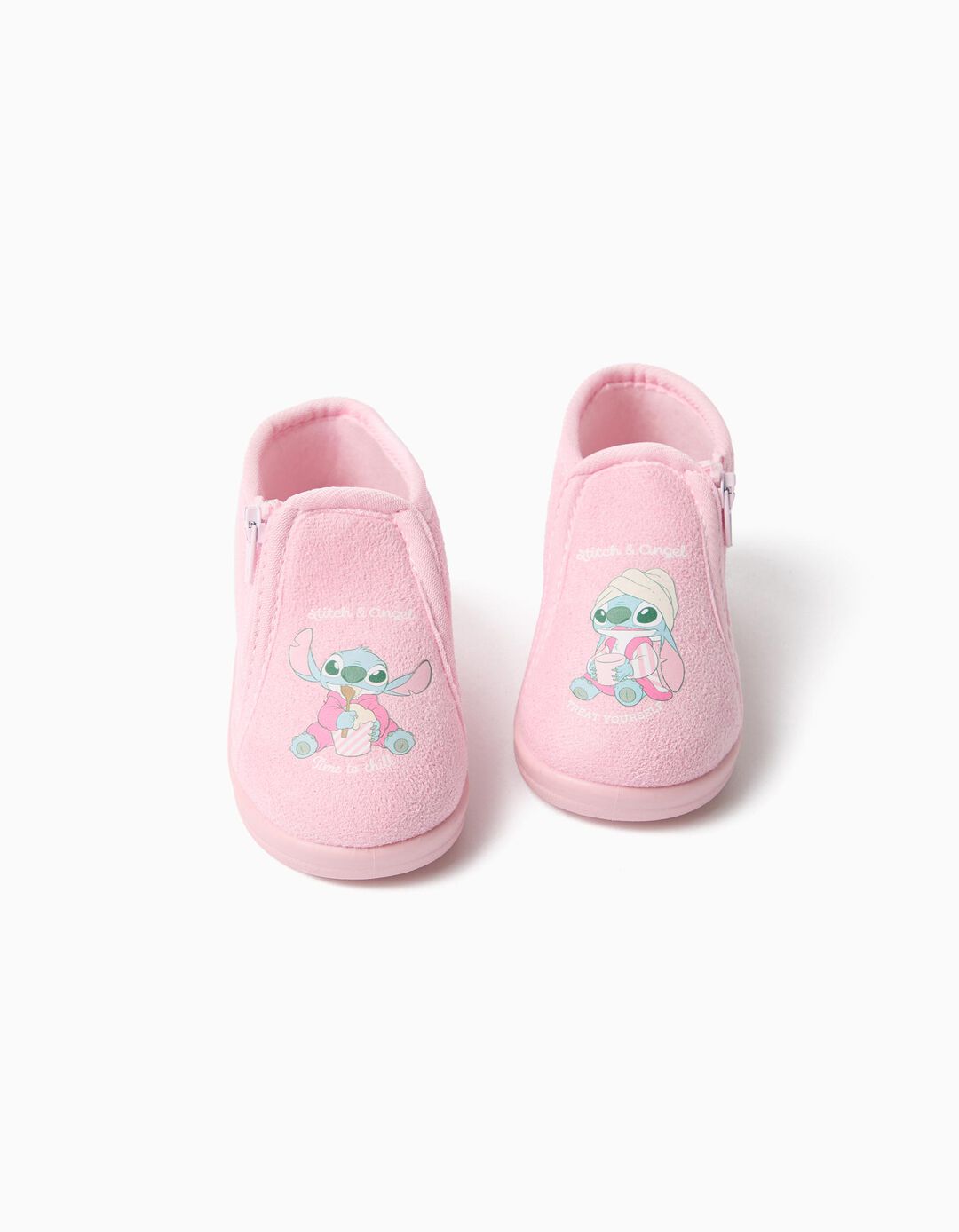 Pantufas 'Stitch' &copy;Disney, Menina, Rosa 