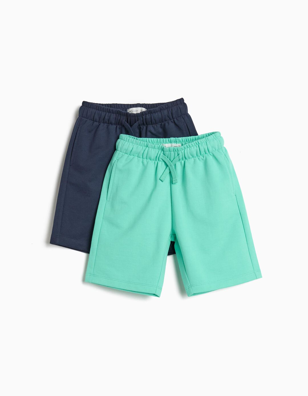 Pack 2 Cal&ccedil;&otilde;es de Felpa, Menino, Verde Claro