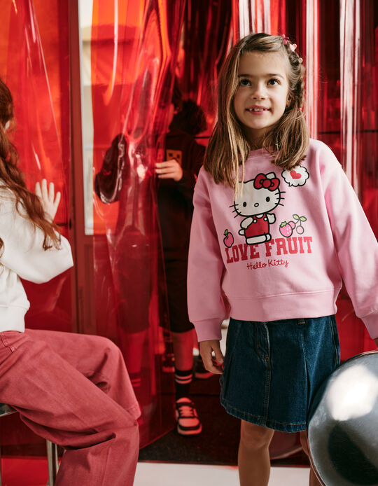 Comprar Online Sweatshirt 'Hello Kitty', Menina, Rosa