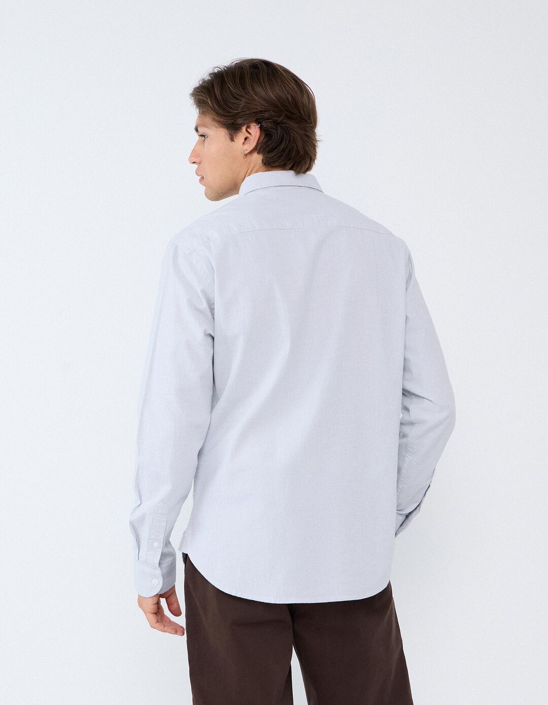 Camisa Oxford, Homem, Verde