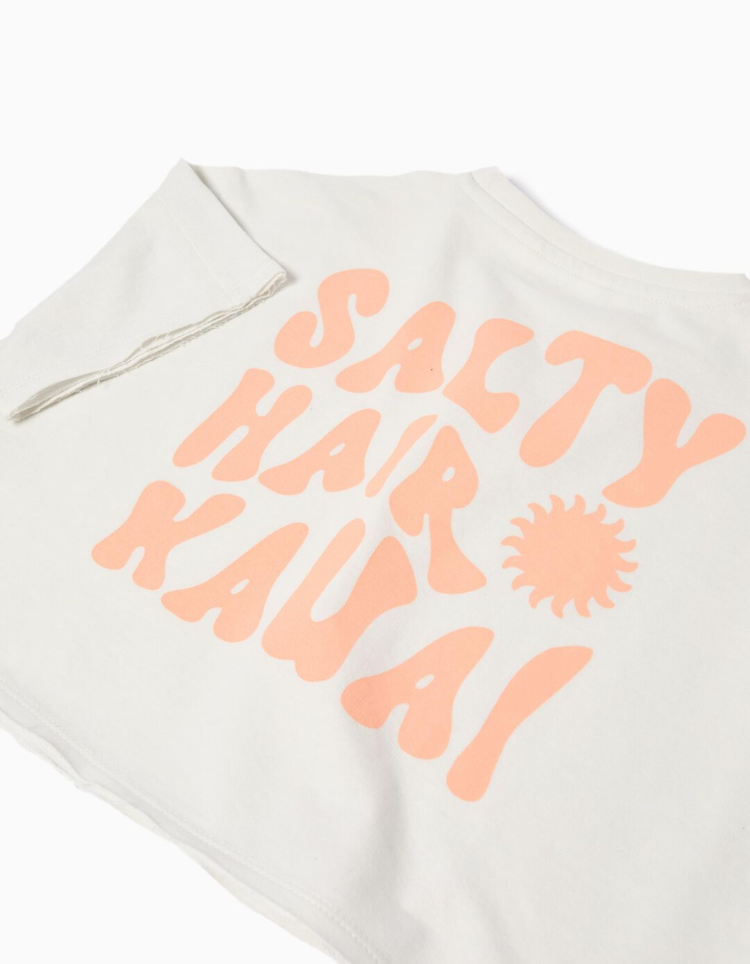Conjunto de T-shirt e Calças, Menina, Branco