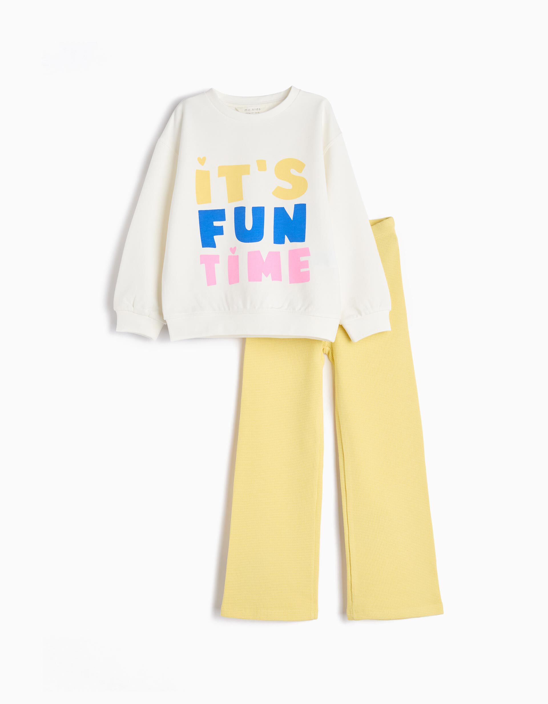 Comprar Online Conjunto de Jogging, Menina, Amarelo Claro