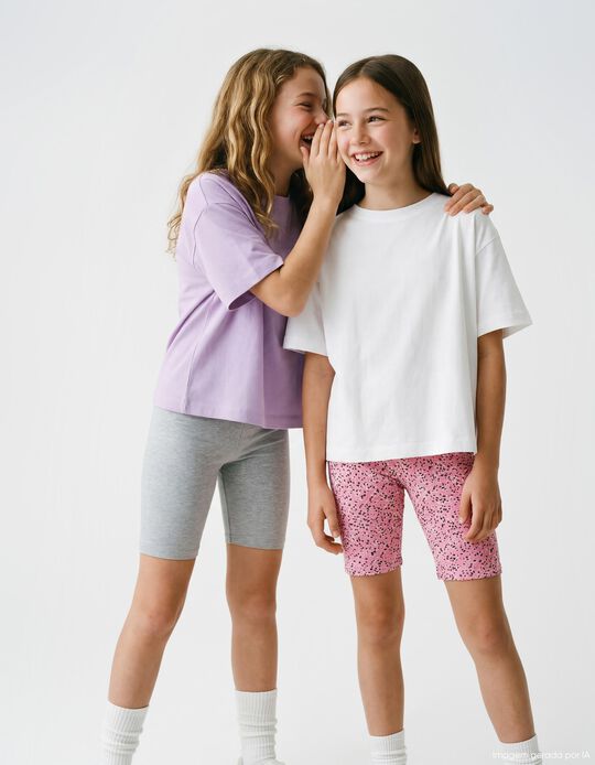 Comprar Online Pack 2 Leggings, Menina, Rosa