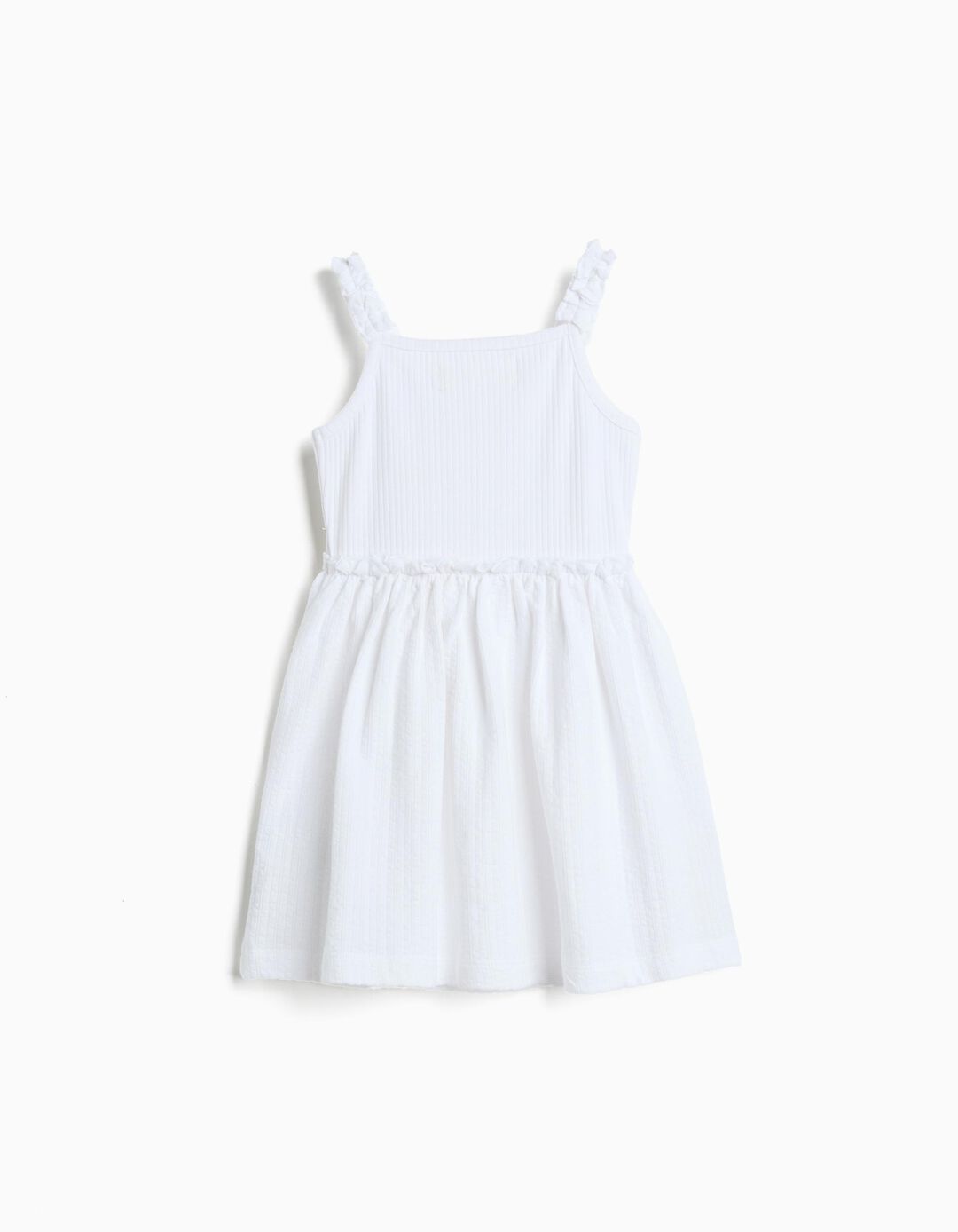 Vestido, Menina, Branco 