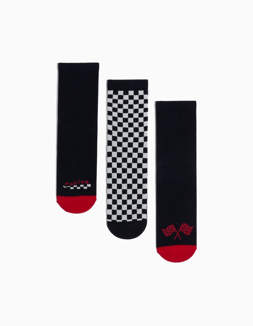 Pack 3 Pares de Meias Antiderrapantes, Menino, Multicor