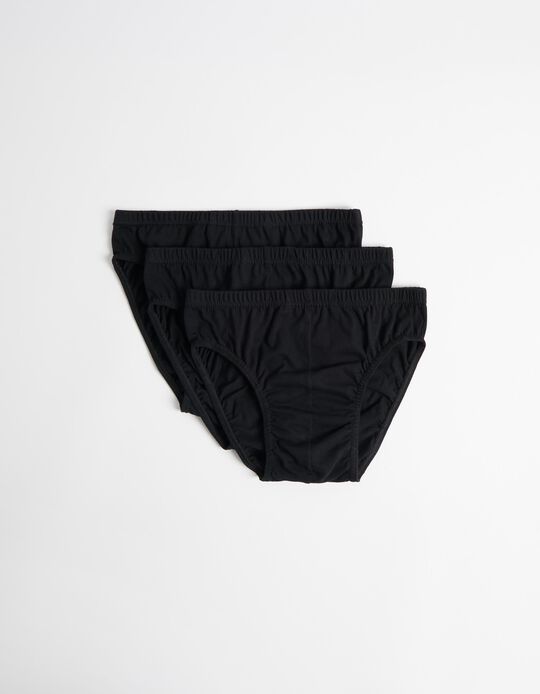 Comprar Online Pack 3 Cuecas, Homem, Preto