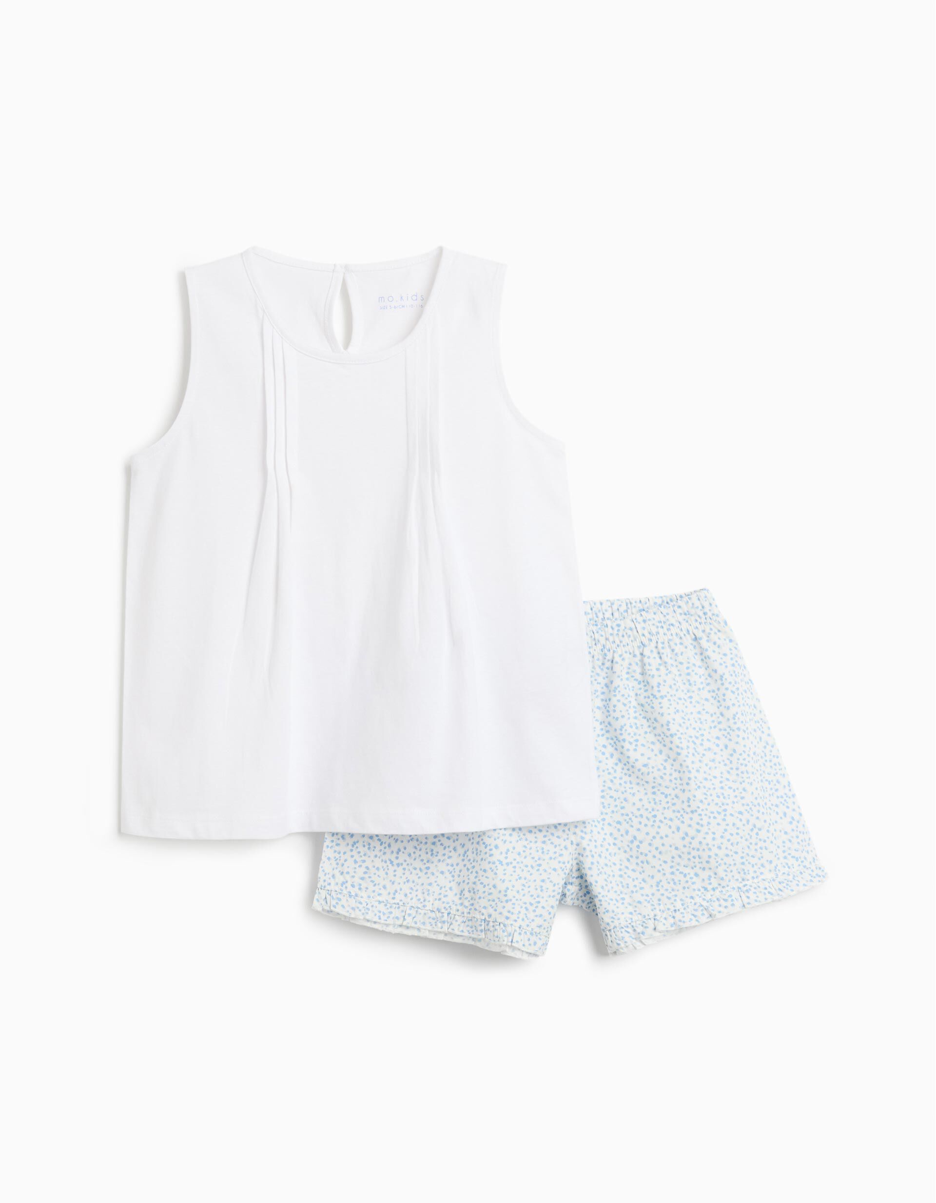 Comprar Online Pijama Jersey, Menina, Branco