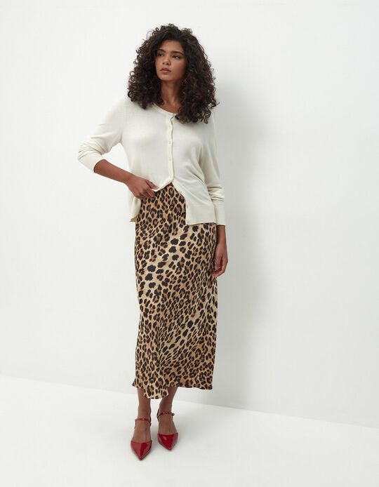 Comprar Online Saia Comprida, Mulher, Castanho