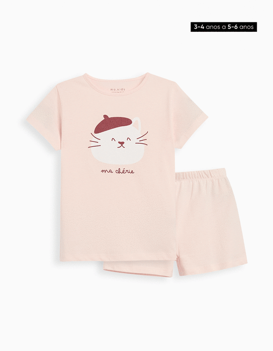 Comprar Online Pijama Jersey, Menina, Cinzento Claro