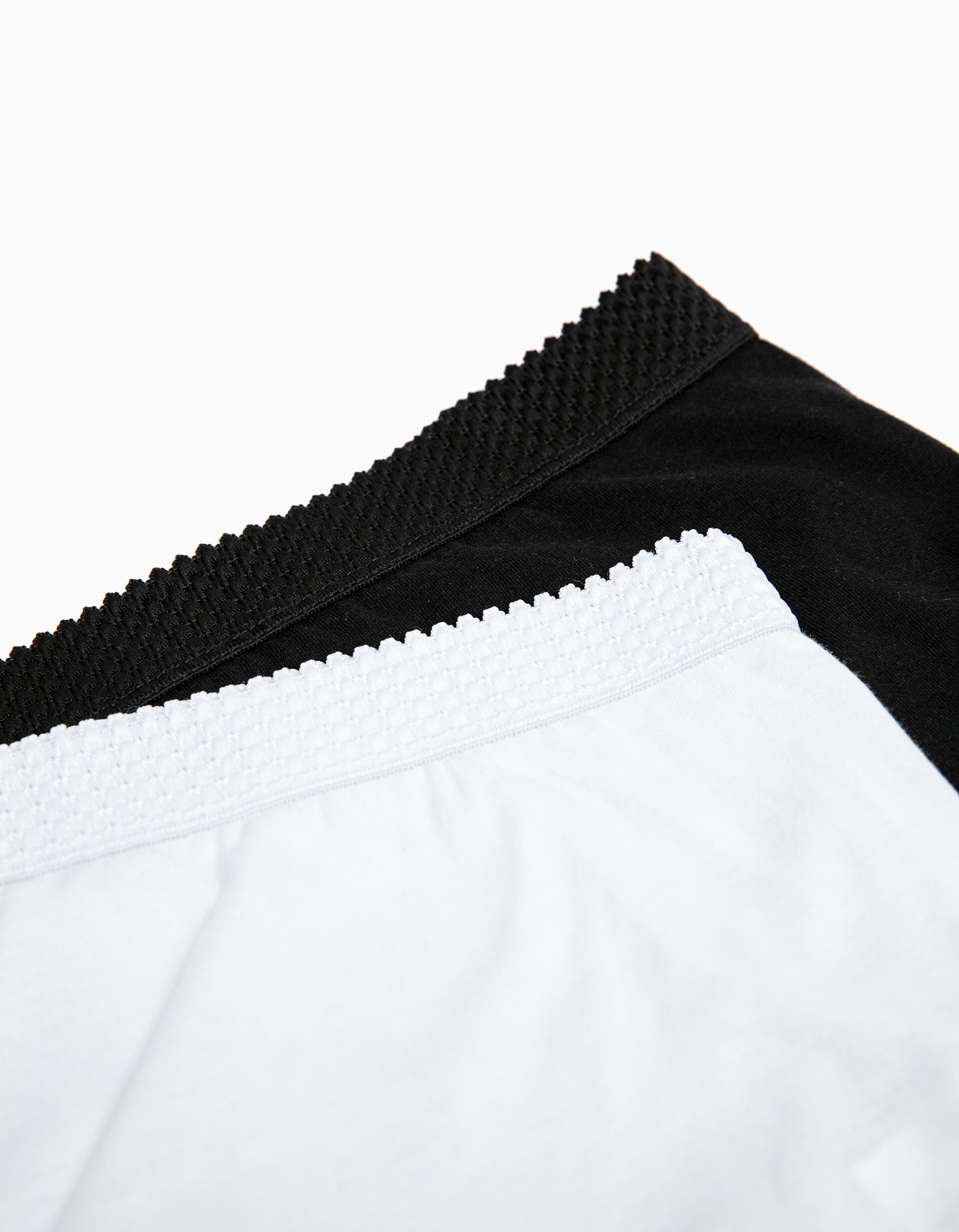 Comprar Online Pack 2 Cuecas Cinta Subida, Mulher, Branco/Cinzento